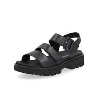 Remonte Damen Plateausandalen D7957, Frauen Sandalen,Strandschuhe,Plateausandaletten,Dicke Sohle,bequem,Sommerschuhe,Freizeitschuhe,schwarz (00),37 EU
