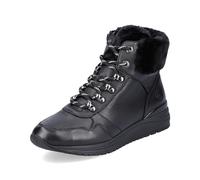 Remonte Stiefelette Glattleder Schwarz Warmfutter
