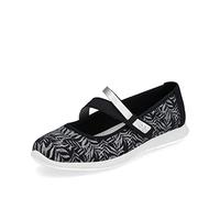 Remonte Damen Riemchenballerinas R7109, Frauen Flats,lose Einlage,Ausgehschuhe,Abendschuhe,Slip-ons,spangenballerinas,Schule,blau Kombi,39 EU / 6 UK