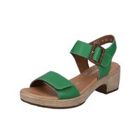Sandalette REMONTE "ELLE-Collection" Gr. 39, grün Damen Schuhe Sandaletten mit Klettverschlüssen (47617041-39)