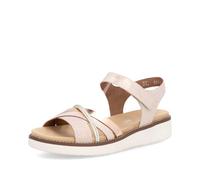 Remonte Damen Riemchensandalen D2058, Frauen Sandalen,lose Einlage,halteriemen,Sommerschuhe,Freizeitschuhe,offene Schuhe,Strandschuhe,rosa (31),39 EU