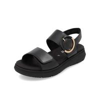 Remonte Damen Riemchensandalen D2K50, Frauen Sandalen,lose Einlage,Freizeitschuhe,offene Schuhe,Sandaletten,Sommersandalen,bequem,schwarz (00),43 EU