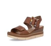 Remonte Dorndorf Keilsandalette Elisabeth Hurley-Collection Damen Leder Keilabsatz Gr. 41 Braun