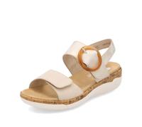 Remonte Damensandalen R6853-61 Riemchensandalen mit loser Einlage Beige Gr. 37