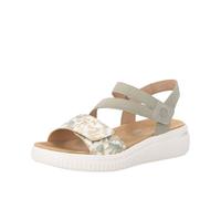 Remonte Sandale offwhite/pistazie-gold/salbei - Gr. - 37
