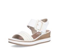 Remonte Damen Sandalen D6453-81 Weiss-Gold/Weiss / 81 43 EU