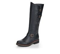 Remonte Damen Schlupfstiefel R6590, Frauen Stiefel,lose Einlage,langschaftstiefel,Slip-ons,Winterstiefel,Winterschuhe,schwarz (01),39 EU