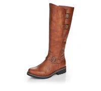 Remonte Damen Schlupfstiefel R6590, Frauen Stiefel,lose Einlage,Winterschuhe,uebergangsstiefel,uebergangsschuhe,langschaftstiefel,braun (22),43 EU