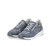 Remonte Damen-Schnürhalbschuh Adria-Blau-Weiß-Silber 43