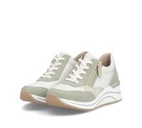 Remonte Damen-Schnürhalbschuh Salbei-Grün-Muschel-Weiß 40