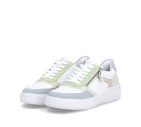 Remonte Damen-Schnürhalbschuh Weiß-Grün-Mehrfarbig 43