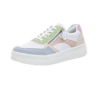 Remonte Plateausneaker D0J01-87 Damen Weiß Leder/Lederimitat Pastell Gr. 41
