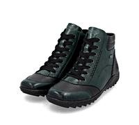 Remonte Damen-Schnürstiefelette Grün-Schwarz 40