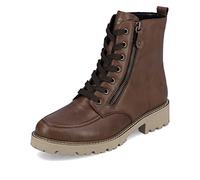 Remonte Damen Schnürstiefeletten D8667, Frauen Stiefeletten,lose Einlage,schnürboots,reißverschluss,Stiefel,Bootee,Booties,braun,40 EU / 6.5 UK