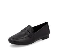 Remonte Damen Slipper D0K02, Frauen Slip On,lose Einlage,Mokassins,Halbschuhe,Slip-ons,Slides,Schlupfschuhe,schluepfschuhe,Loafer,schwarz (01),41 EU