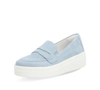 Remonte Damen Slipper D1C05, Frauen Slip On,lose Einlage,Halbschuhe,Slides,Schlupfschuhe,schluepfschuhe,Loafer,College Schuhe,Slip-ons,blau (11),38 EU