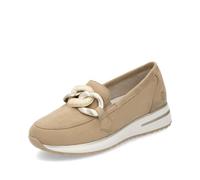Remonte Damen Slipper D1G11, Frauen Slip On,lose Einlage,College Schuhe,Businessschuhe,Anzugschuhe,elegant,Office,büro,Freizeit,beige (62),40 EU