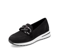 Remonte Damen Slipper D1G11, Frauen Slip On,lose Einlage,College Schuhe,Businessschuhe,Anzugschuhe,elegant,Office,büro,Freizeit,schwarz (02),38 EU