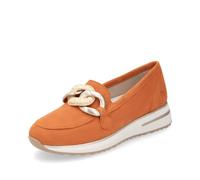 Remonte Damen Slipper D1G11, Frauen Slip On,lose Einlage,Mokassins,Halbschuhe,Slip-ons,Slides,Schlupfschuhe,schluepfschuhe,Loafer,orange (38),40 EU