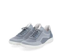 Remonte Damen-Slipper Lite n Soft Jeans-Blau-Weiß 38