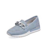 Remonte Damen Slipper R2544, Frauen Slip On,lose Einlage,Businessschuhe,Mokassins,Halbschuhe,Slides,Schlupfschuhe,schluepfschuhe,Loafer,blau (10),43 EU