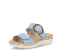 Remonte Damen Slipper R6858, Frauen Slip On,lose Einlage,Mokassins,Halbschuhe,Slip-ons,Slides,Schlupfschuhe,schluepfschuhe,Loafer,blau (10),42 EU