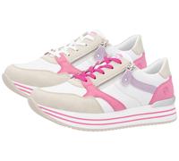Remonte - Damen Sneaker creamweiss crema/weiss/pink/mauve/weiss - Gr. - EU 37