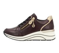 Keilsneaker REMONTE Gr. 42, goldfarben (bordeaux, goldfarben) Damen Schuhe (34018740-42) bordeaux, goldfarben