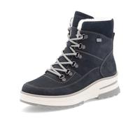 Remonte Damen Snowboots D2B74, Frauen Stiefel,lose Einlage,wasserabweisend,remonteTEX,Winterboots,schnürstiefel,warm,gefüttert,Boots,blau (14),44 EU