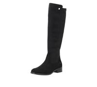 Remonte Damen Stiefel aus Leder mit Stretch-Einsatz und Blockabsatz D3U70, Größe:40 EU, Farbe:Schwarz