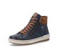 Remonte Damenstiefeletten D0772-16 Glattleder Blau Gr. 37
