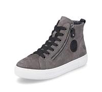 Remonte Damen Stiefeletten, Grau, kurze Stiefeletten für Damen, grau, 38 EU Ancho