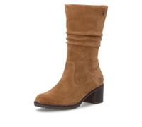 Remonte Damen Stiefeletten Veloursleder D2A79-24 Braun Gr. 41 | Weite F 1/2, Reißverschluss, Blockabsatz, Samtvelourfutter, Wechselfußbett