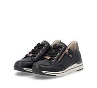 Remonte Damen-TEX-Schnürhalbschuh Schwarz-Weiß-Grau 45