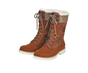 Remonte - Damen Winterstiefel noccia TEX noccia/reh/chestnut/wood/bianc - Gr. - EU 37