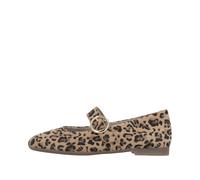 Riemchenballerina REMONTE "Remonte Ballerinas Leder", Damen, Gr. 37, leopard, Leder, Schuhe Riemchenballerina (18822326-37) leopard