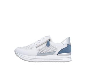 Remonte Damenschuhe Elegante Schnürer weiss/weiss-silber/bleu/bleu/silver/ice weiss/weiss-silber/bleu/bleu/silver/ice - Gr. - 41