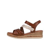 Remonte Damenschuhe Keilsandaletten muskat/cayenne/muschel muskat/cayenne/muschel - Gr. - 38