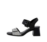 Remonte Damen Riemchensandalen D1K51 Lederimitat Schwarz Kombi (03) 40 EU