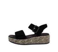 Remonte Dorndorf Sandalette Elisabeth Hurley-Collection Damen Gr. 39 Schwarz Veloursleder Keilabsatz