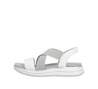 Remonte Damen-Sandalette Lite n Soft Weiß-Silber-Grau weiß42