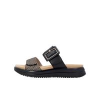 Remonte Damenschuhe Klassische Pantoletten schwarz-natur/schwarz schwarz-natur/schwarz - Gr. - 42