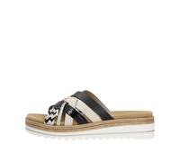 Remonte Damenschuhe Klassische Pantoletten schwarz-weiss-gold/gold/muschel/black/sc schwarz-weiss-gold/gold/muschel/black/sc - Gr. - 40