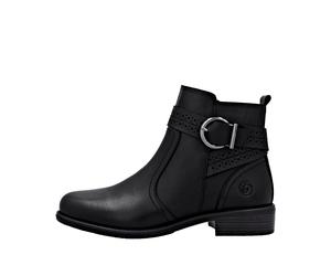 Remonte Damenschuhe Klassische Stiefeletten schwarz/schwarz schwarz/schwarz - Gr. - 38