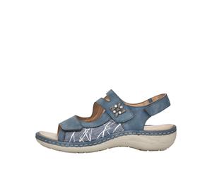 Remonte Damenschuhe Riemchensandalen adria/lightblue/hellgrau-bianco adria/lightblue/hellgrau-bianco - Gr. - 42