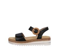 Remonte Damenschuhe Riemchensandalen schwarz schwarz - Gr. - 44