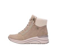 Remonte Damenschuhe Schnürstiefel camel/offwhite-metallic/camel camel/offwhite-metallic - Gr. - 42