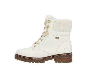 Remonte Damenschuhe Schnürstiefel dirtywhite/offwhite/dirtywhite dirtywhite/offwhite - Gr. - 37
