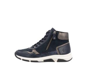 Remonte Damenschuhe Schnürstiefel navy/pazifik/altsilber/blau navy/altsilber/blau - Gr. - 40