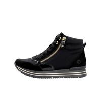 Remonte Damenschuhe Schnürstiefel schwarz/nero/black schwarz/black - Gr. - 42